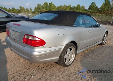 2001 Mercedes-Benz Clk 430 из США, поврежденный, VIN WDBLK70G21T075567